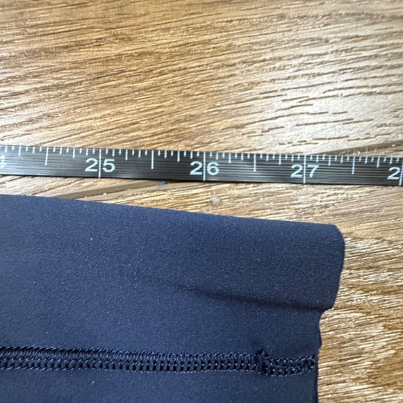 Lululemon Fast and Free II Crop 19" Nulux Navy Sz 6 Non Reflective High Waist - Picture 12 of 12